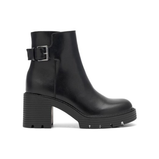 Jenny Fairy botki na obcasie z zamkiem 