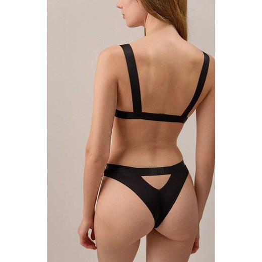 Bustier z trójkątnymi miseczkami czarny FLEXIBLE LBE 2234, Kolor czarny, Rozmiar XS, Conte ze sklepu Primodo w kategorii Biustonosze - zdjęcie 161032739