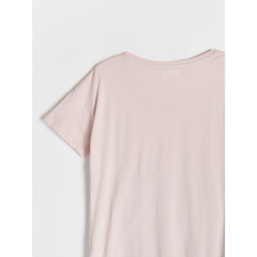Reserved - Dwuczęściowa piżama z nadrukiem - Różowy Reserved M Reserved