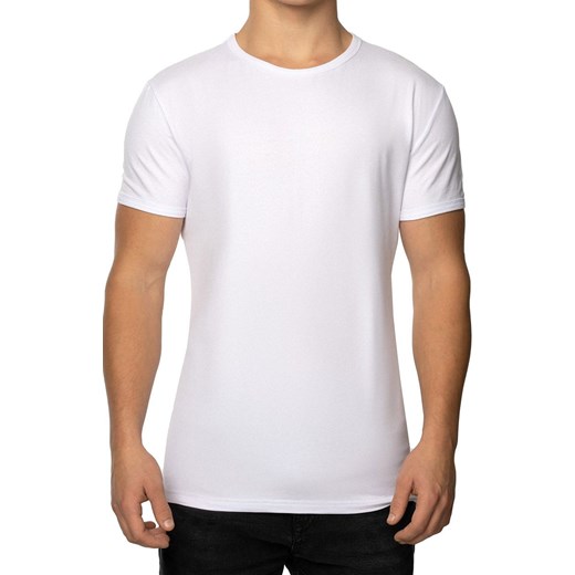 T-shirt męski biały koszulka z krótkim rękawem UGO, Kolor biały, Rozmiar S, Unikat ze sklepu Intymna w kategorii T-shirty męskie - zdjęcie 161042905