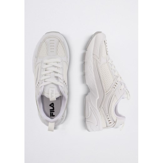 Buty sportowe damskie białe Fila sneakersy sznurowane na płaskiej podeszwie na wiosnę 