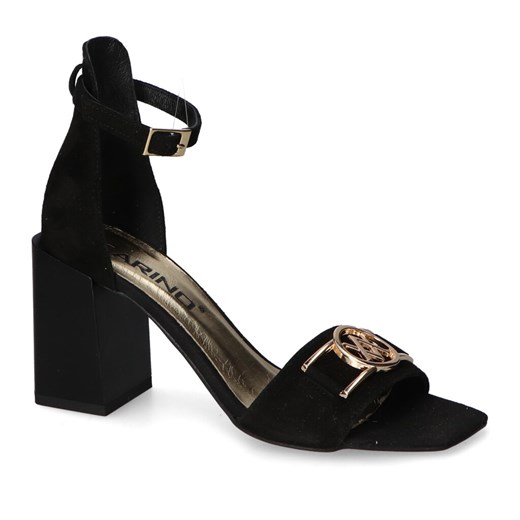 Sandały Karino 4002/003-P Czarne zamsz ze sklepu Arturo-obuwie w kategorii Sandały damskie - zdjęcie 161045156