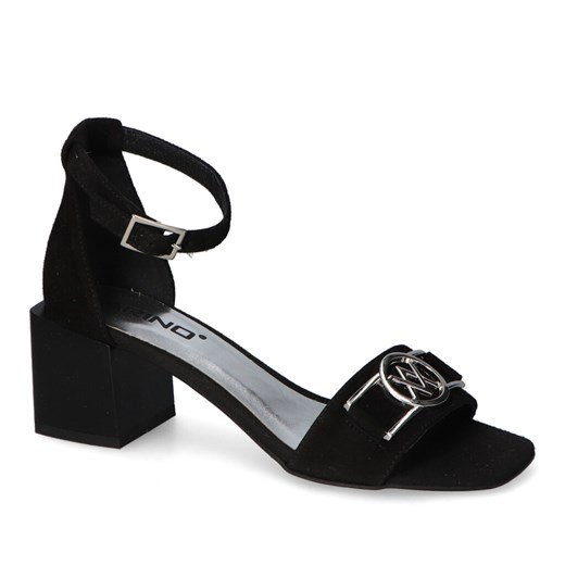 Sandały Karino 4059/003-P Czarne zamsz ze sklepu Arturo-obuwie w kategorii Sandały damskie - zdjęcie 161045168
