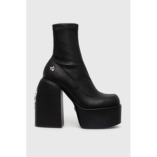 Naked Wolfe botki Sugar damskie kolor czarny na słupku Naked Wolfe 39 ANSWEAR.com