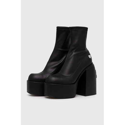Naked Wolfe botki Sugar damskie kolor czarny na słupku Naked Wolfe 39 ANSWEAR.com
