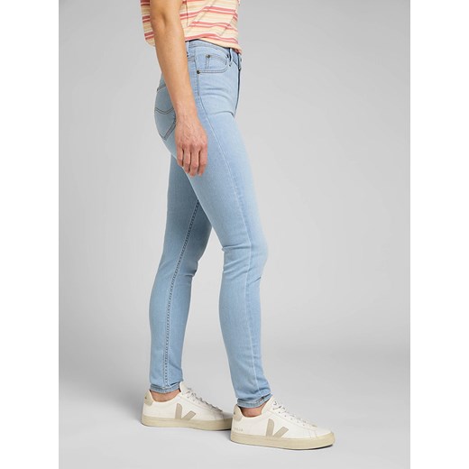 Lee Dżinsy &quot;Scarlett&quot; - Skinny fit - w kolorze błękitnym Lee W31/L29 wyprzedaż Limango Polska
