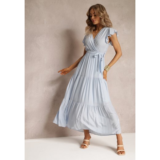 Jasnoniebieska Sukienka Tantysus ze sklepu Renee odzież w kategorii Sukienki - zdjęcie 161060406