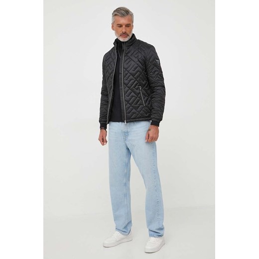 Guess kurtka męska kolor czarny przejściowa Guess S ANSWEAR.com