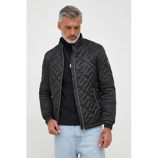 Guess kurtka męska kolor czarny przejściowa Guess S ANSWEAR.com