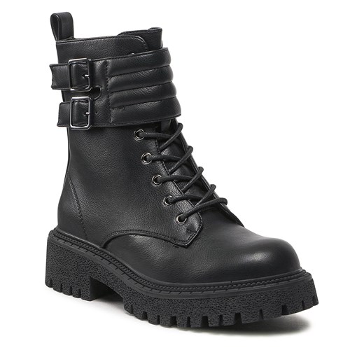 Czarne workery damskie Vero Moda casual na zimę