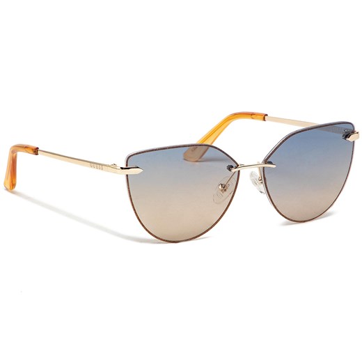Okulary przeciwsłoneczne Guess GU7642 5832W Gold/Gradient Blue Guess one size eobuwie.pl