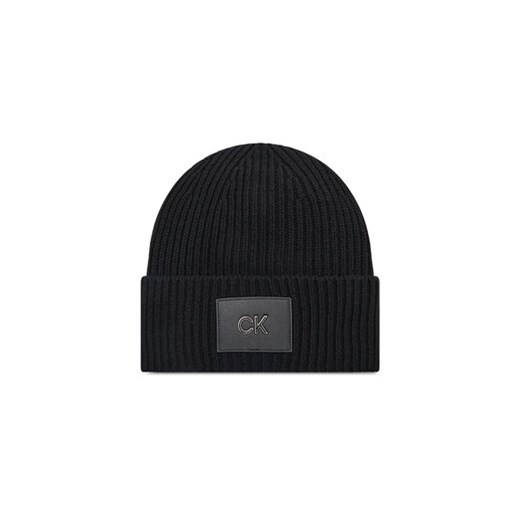 Calvin Klein Czapka Beanie K60K609667 Czarny Calvin Klein uniwersalny okazyjna cena MODIVO