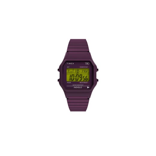 Timex Zegarek T80 TW2U93900 Fioletowy uniwersalny okazyjna cena MODIVO