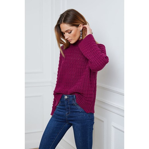 Joséfine Sweter &quot;Mandy&quot; w kolorze jagodowym Joséfine M Limango Polska okazja