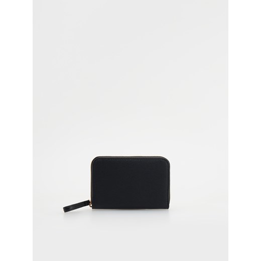 Reserved - Gładki portfel - czarny ze sklepu Reserved w kategorii Portfele damskie - zdjęcie 161089005