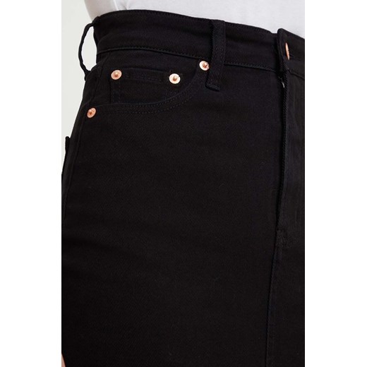 Answear Lab spódnica jeansowa kolor czarny maxi ołówkowa Answear Lab XL ANSWEAR.com