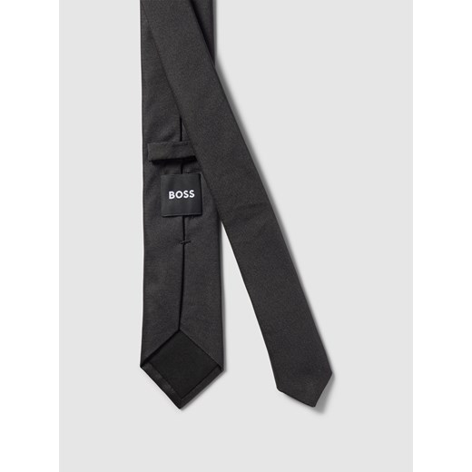 Krawat jedwabny z naszywką z logo (6,0 cm) One Size okazyjna cena Peek&Cloppenburg 
