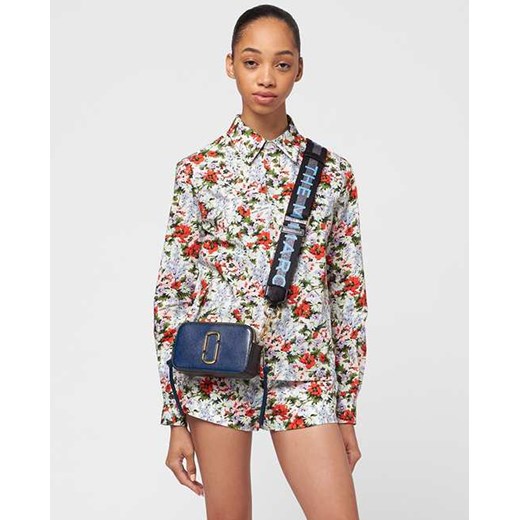 MARC JACOBS Niebieska torebka Snapshot Small Marc Jacobs ONE SIZE okazja Moliera2.com