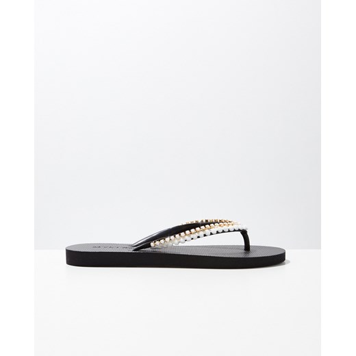 MYSTIQUE SHOES Japonki z lśniącymi kryształami rozmiar S Mystique Shoes S okazja Moliera2.com