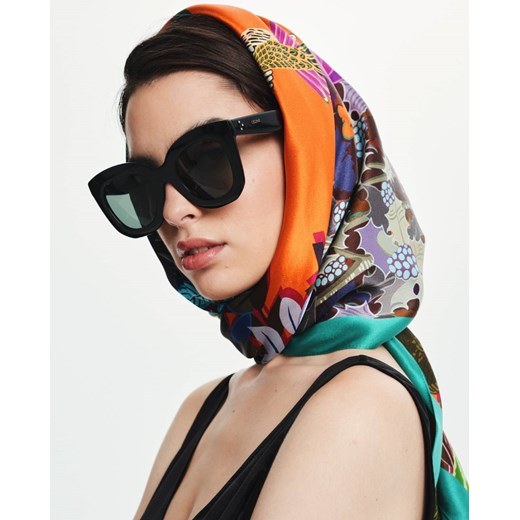 LOVLI SILK Jedwabna chusta gepard #NO.7 Lovli Silk ONE SIZE promocja Moliera2.com