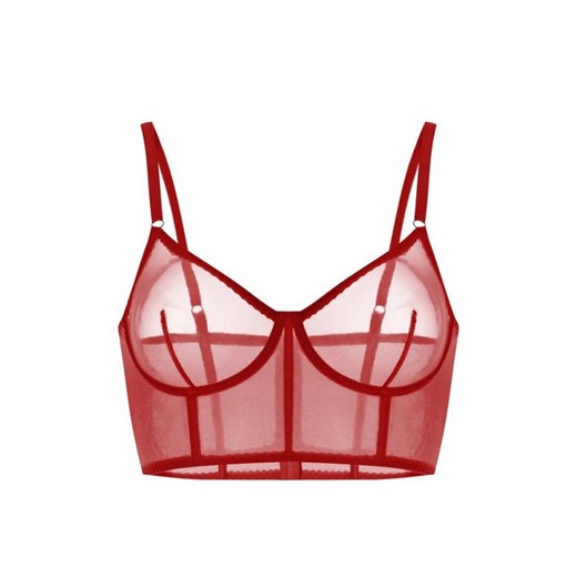 ZHILYOVA LINGERIE Czerwony biustonosz Unnamed 2.0 rozmiar 70C Zhilyova Lingerie 75C Moliera2.com