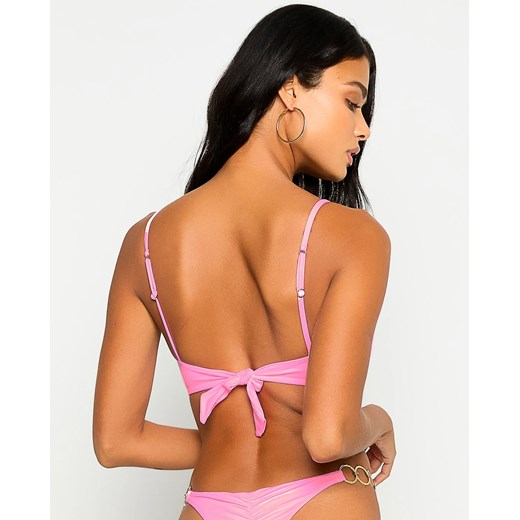 BEACH BUNNY Różowy top od bikini Lexi rozmiar S Beach Bunny S promocyjna cena Moliera2.com