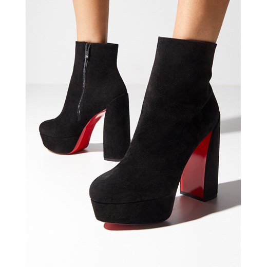 CHRISTIAN LOUBOUTIN Botki na platformie Movida rozmiar 39.5 Christian Louboutin 39.5 Moliera2.com