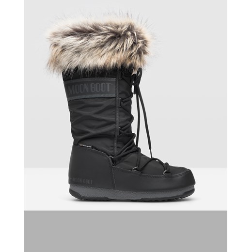 MOON BOOT Czarne śniegowce Monaco WP2 rozmiar 37 Moon Boot 37 Moliera2.com