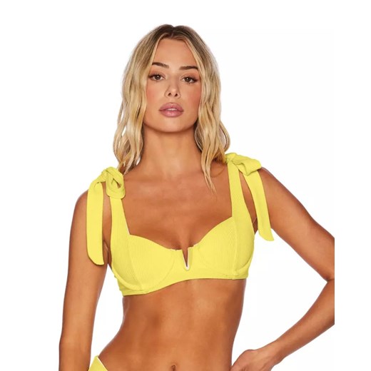 BEACH RIOT CALIFORNIA Żółty top od bikini Blair rozmiar XL Beach Riot California XL okazja Moliera2.com