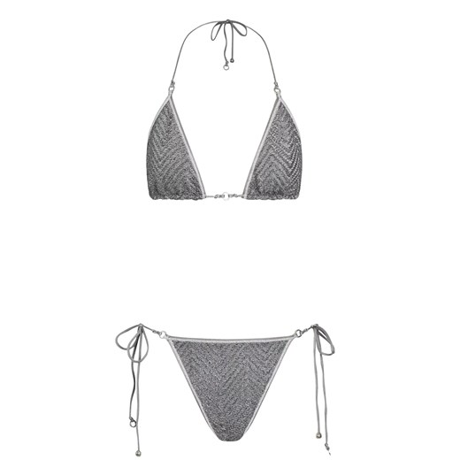HANNE BLOCH Srebrne dwuczęściowe bikini rozmiar M Hanne Bloch M promocja Moliera2.com