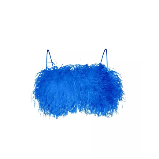AGGI Top z piórami Love Brilliant Blue rozmiar L Aggi M Moliera2.com