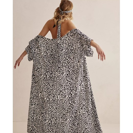 PRAIA BEACHWEAR Długie kimono z printem Gili Praia Beachwear ONE SIZE Moliera2.com