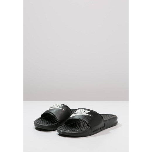 Nike Sportswear BENASSI Sandały kąpielowe black/white zalando  sandały