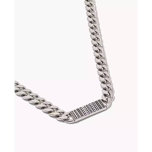 MARC JACOBS Metalowy łańcuch na szyję The Barcode Monogram ID Marc Jacobs ONE SIZE okazyjna cena Moliera2.com