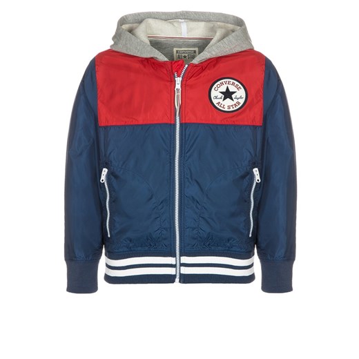 Converse Kurtka przejściowa converse navy zalando niebieski bawełna