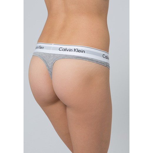 Calvin Klein Underwear Stringi grey heather zalando bezowy bawełna