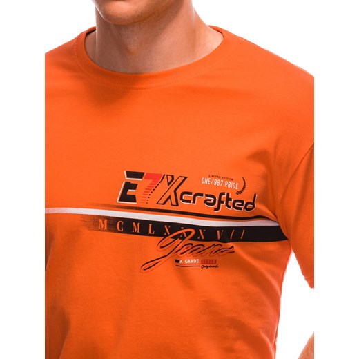 T-shirt męski Edoti w stylu młodzieżowym 