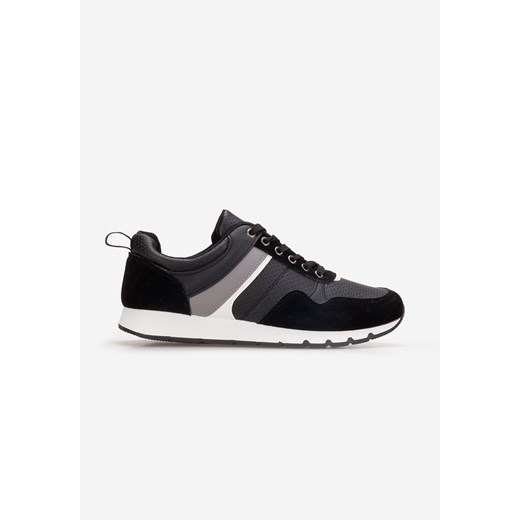 Czarne sneakersy męskie Benedict ze sklepu Zapatos w kategorii Buty sportowe męskie - zdjęcie 161187036
