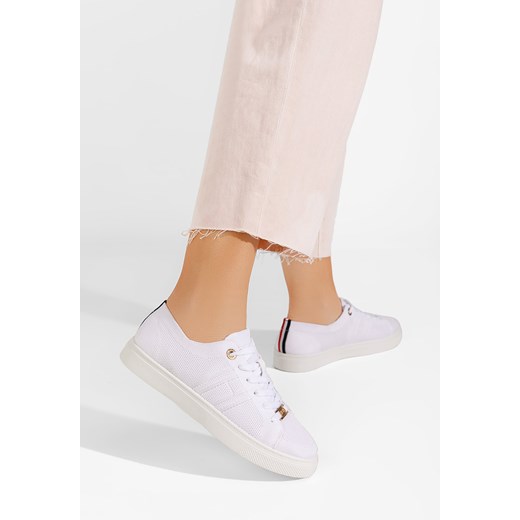 Białe sneakersy damskie Belinda ze sklepu Zapatos w kategorii Buty sportowe damskie - zdjęcie 161187287