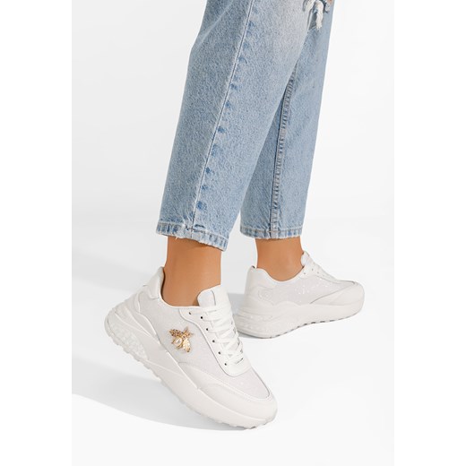 Białe sneakersy na koturnie Ewina Zapatos 37, 38, 39, 40 Zapatos