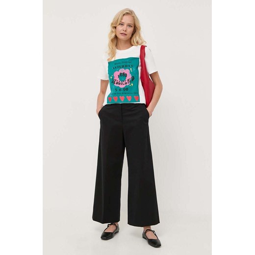 Weekend Max Mara t-shirt bawełniany kolor biały XS ANSWEAR.com