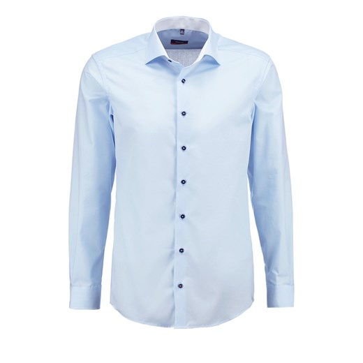 Eterna SLIM FIT Koszula biznesowa hellblau zalando niebieski abstrakcyjne wzory