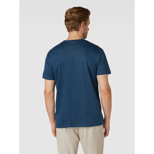 T-shirt męski Mc2 Saint Barth z krótkimi rękawami lniany 