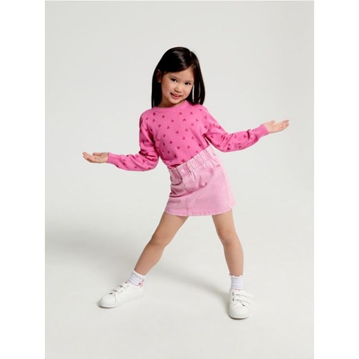 Sinsay - Sweter - fioletowy Sinsay 122 promocyjna cena Sinsay