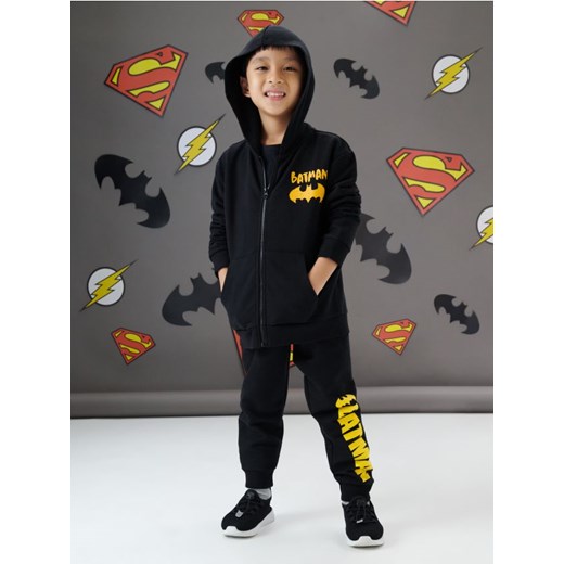 Sinsay - Spodnie dresowe jogger Batman - czarny ze sklepu Sinsay w kategorii Spodnie chłopięce - zdjęcie 161209129