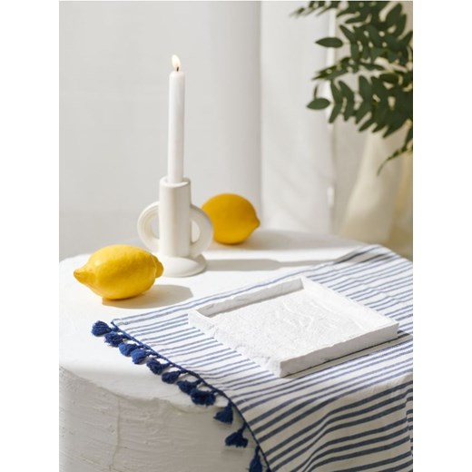 Sinsay - Taca dekoracyjna - biały ze sklepu Sinsay w kategorii Dekoracje - zdjęcie 161209528