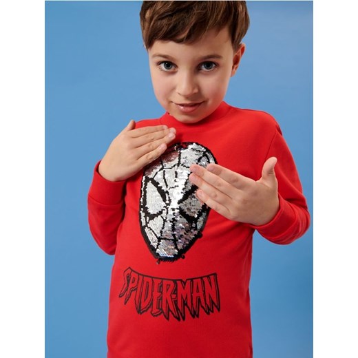 Sinsay - Bluza Spiderman - czerwony Sinsay 122 Sinsay