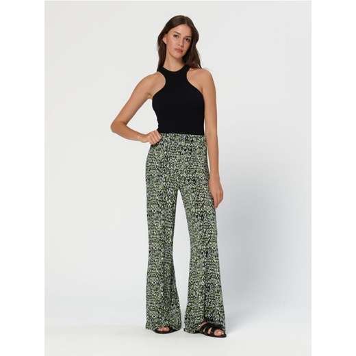 Sinsay - Spodnie ze wzorem - wielobarwny ze sklepu Sinsay w kategorii Spodnie damskie - zdjęcie 161211467