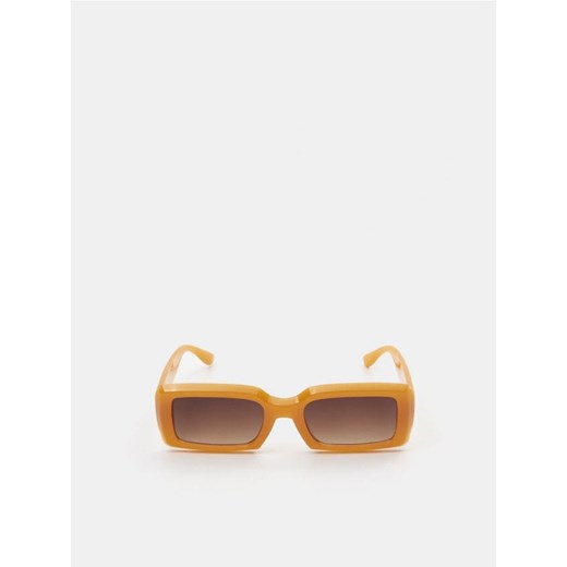 Sinsay - Okulary przeciwsłoneczne - pomarańczowy ze sklepu Sinsay w kategorii Okulary przeciwsłoneczne damskie - zdjęcie 161213658