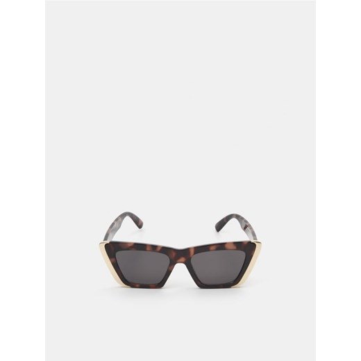 Sinsay - Okulary przeciwsłoneczne - brązowy ze sklepu Sinsay w kategorii Okulary przeciwsłoneczne damskie - zdjęcie 161213667